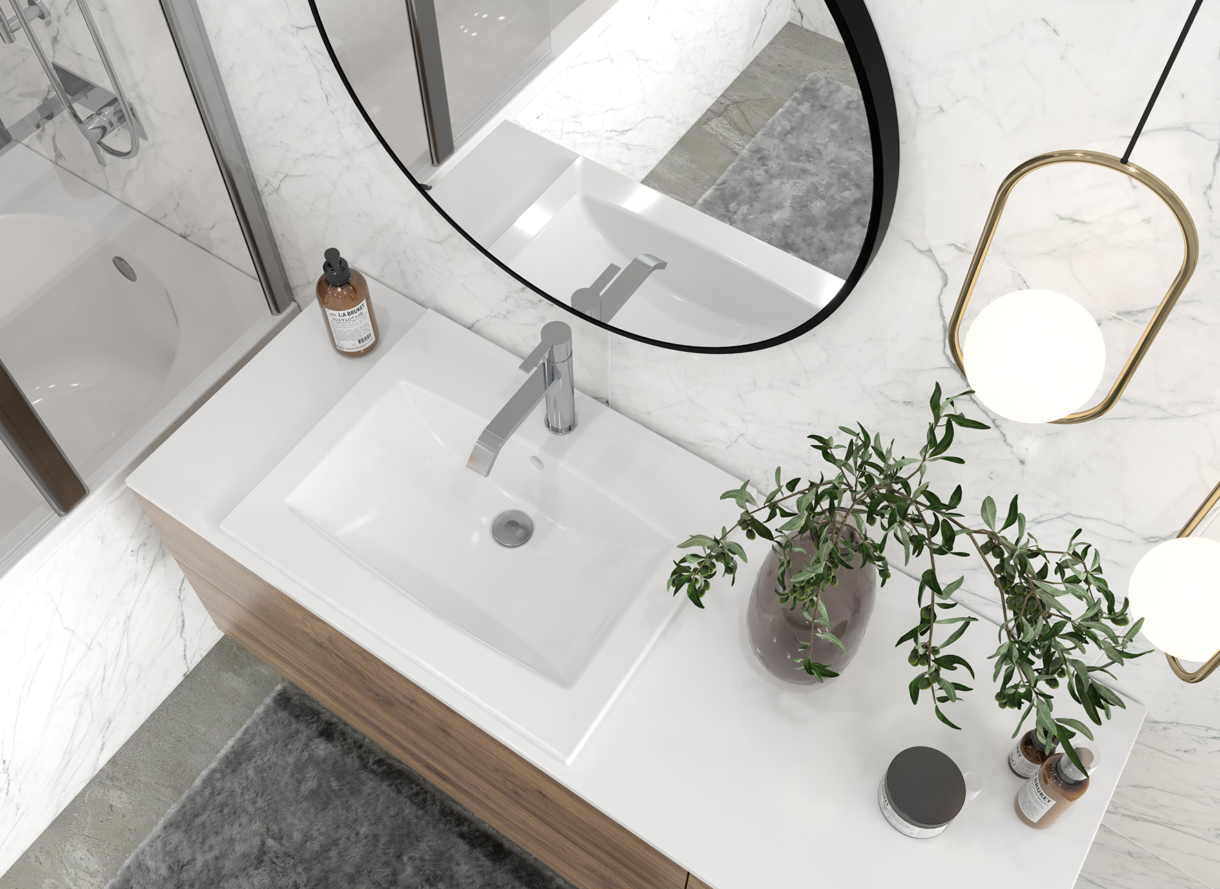 Раковина SANTEK Элина 60 мебельная белый (WH501606)