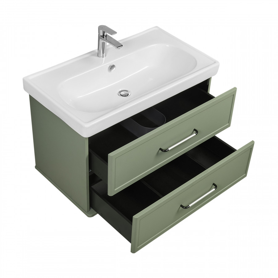 Тумба НЕО-КЛАССИКА 85, 2 ящ., кипарис (под раковину НЕО КЛАССИК 85)