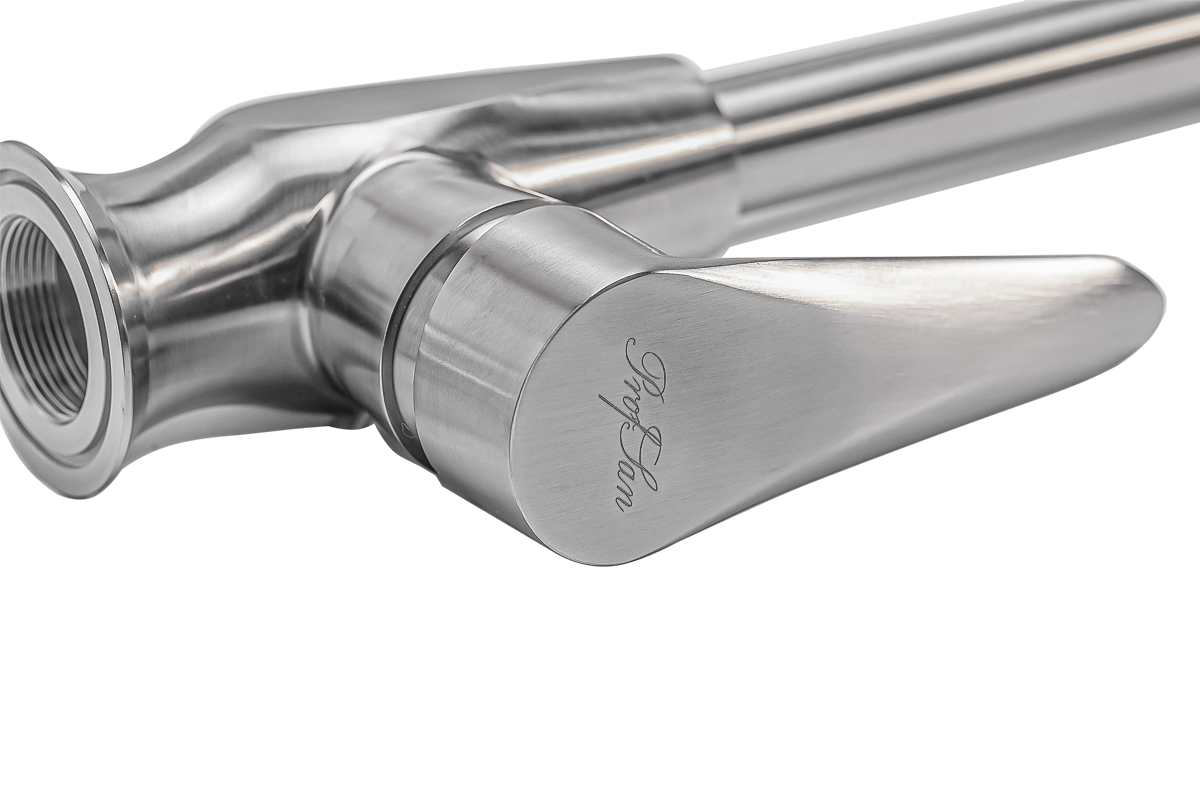 Смеситель для кухни ПРОФСАН ПСМ-300-3 STEEL нержавеющая сталь AISI-304 тип См-МОЦБА