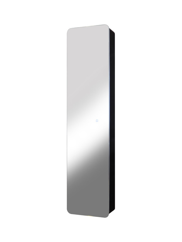 Зеркало-шкаф Eltoro black LED 360х1560