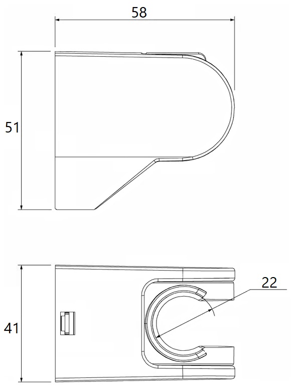 Держатель для лейки ПРОФСАН настенный PSM-1401