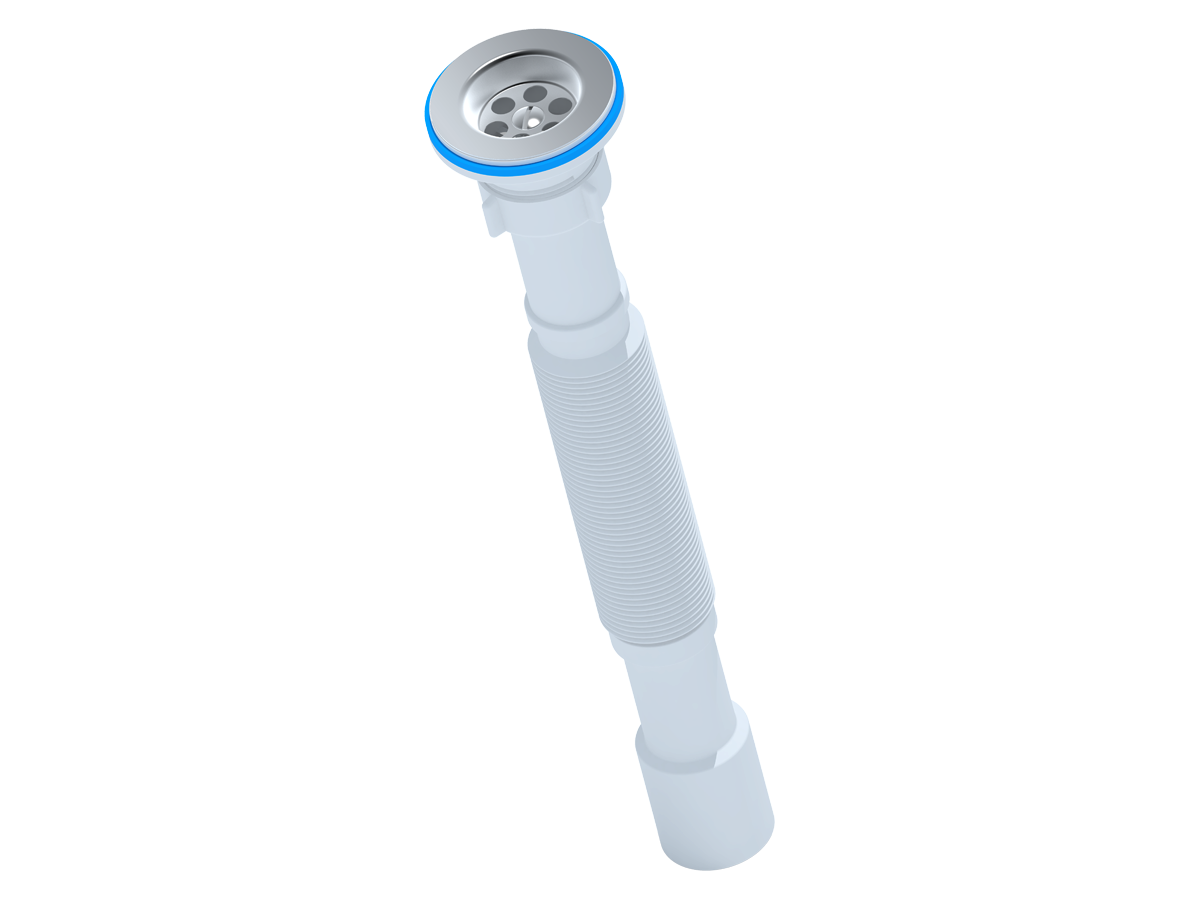 Сифон для мойки АНИ Пласт G207 1 1/4 дюйма 32/40 гофрированный 391-801