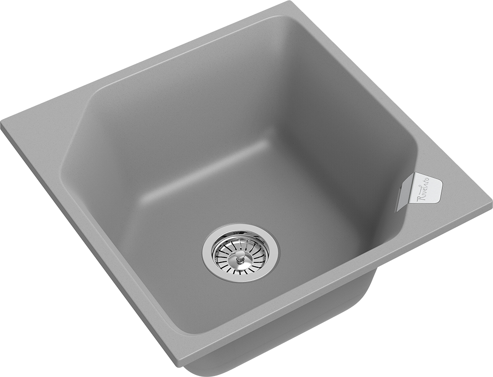 RIVELATO Мойка LOCUS 50  1-чаш 500*500 grigio metallizzato арт.