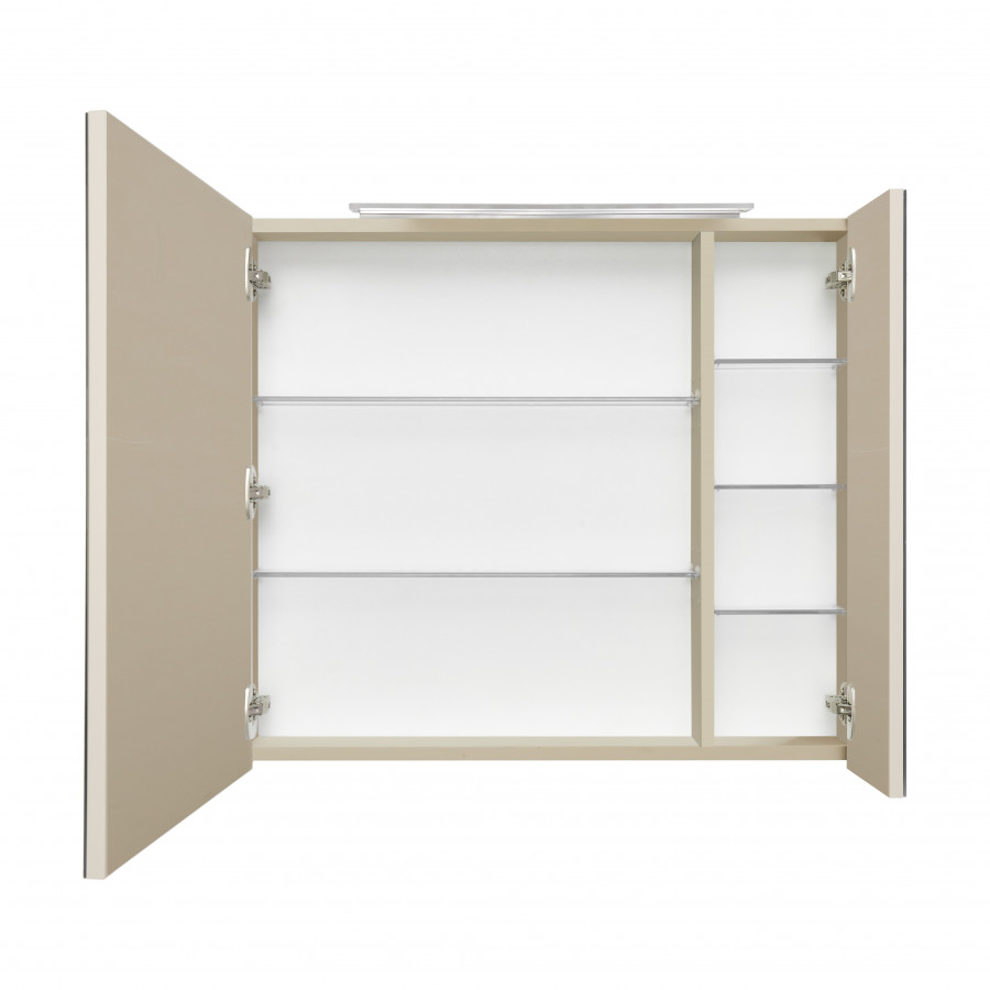 OLETA Зеркальный шкаф 80, капучино