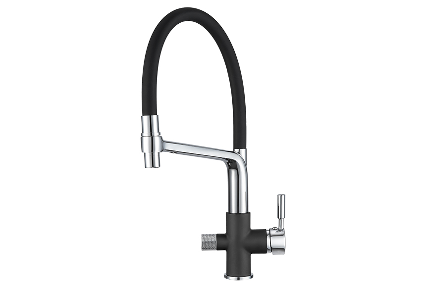 0075, ТУРМАЛИН Смеситель для кухни однорыч., с подкл. для питьевой воды, GRANULA