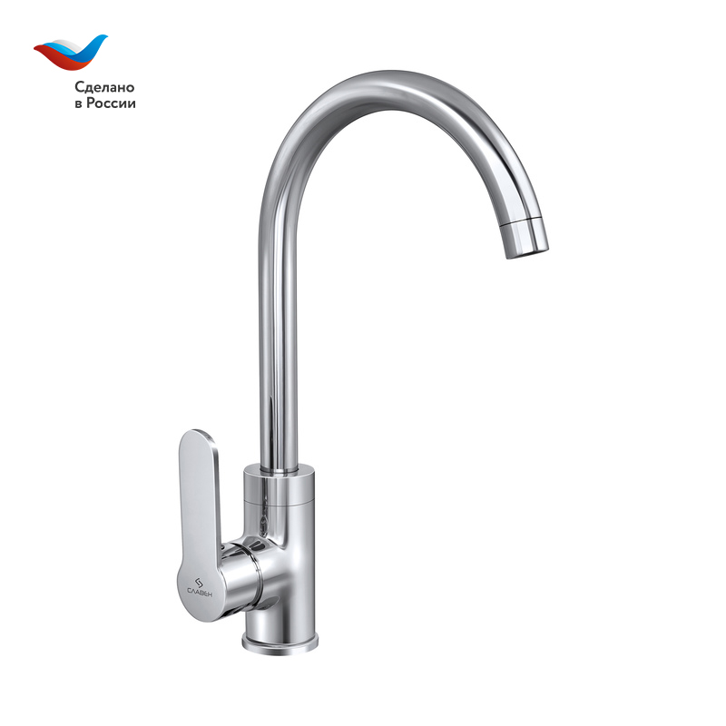 Смеситель для кухни СЛАВЕН Коттедж СЛ-ОД-Ф22 хром
