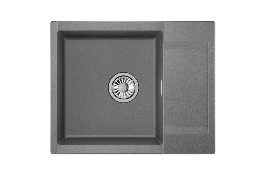 Кухонная мойка GRANULA (6202, ГРАФИТ)