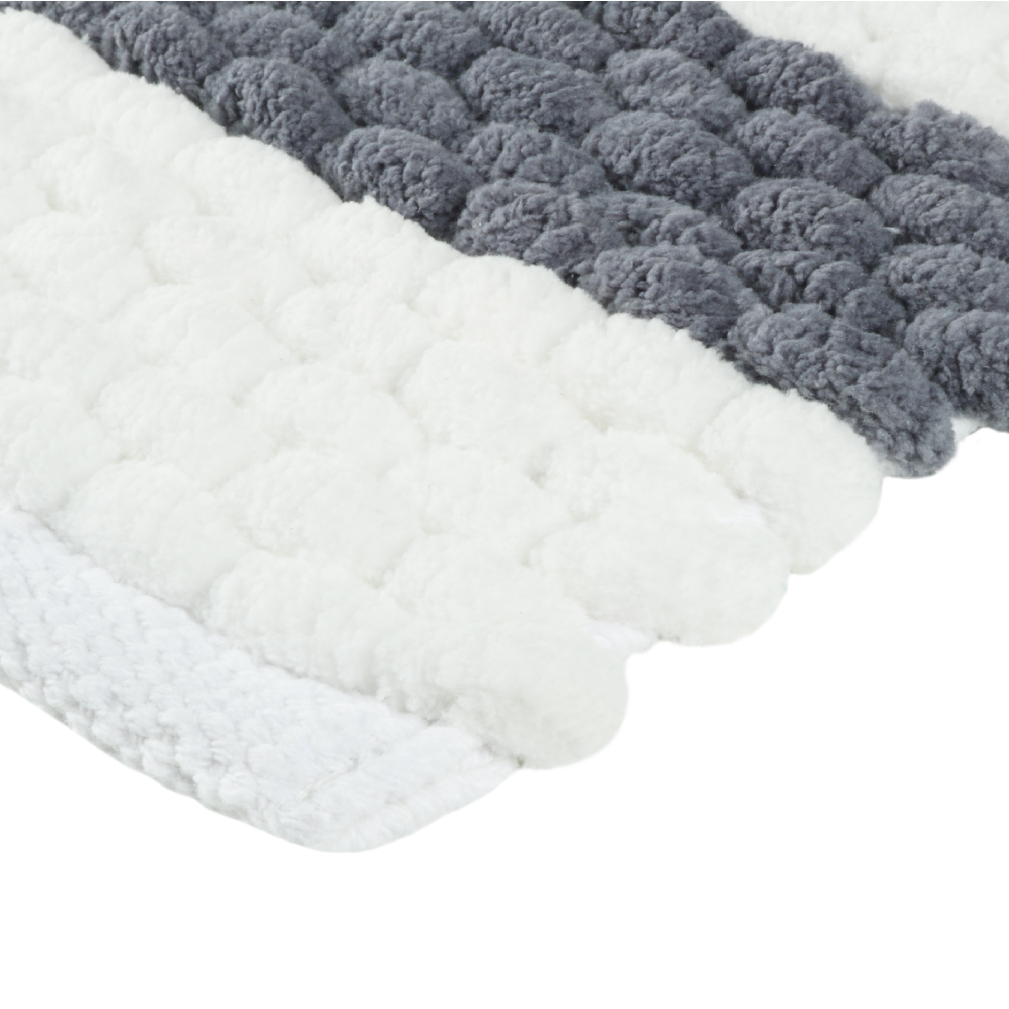 Коврик для ванной 1-ый Fixsen AMBER, FX-8040X, mix (синий+красный+белый), 50х80см 