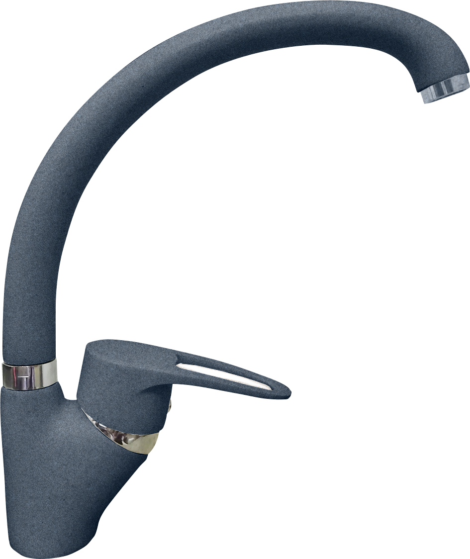 GF Смеситель для кухни боковой D-40mm (графит)