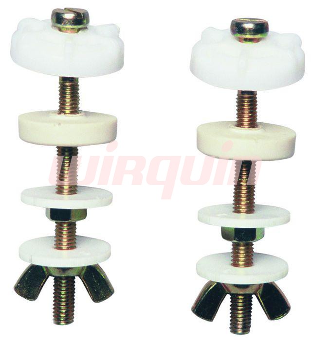 Набор крепежных болтов для унитаза,WIRQUIN