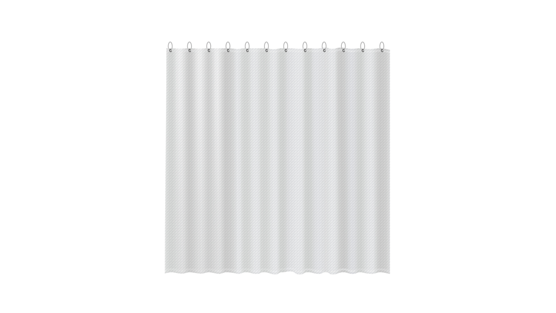 Шторка для ванной Fixsen FX-3003E прозрачная