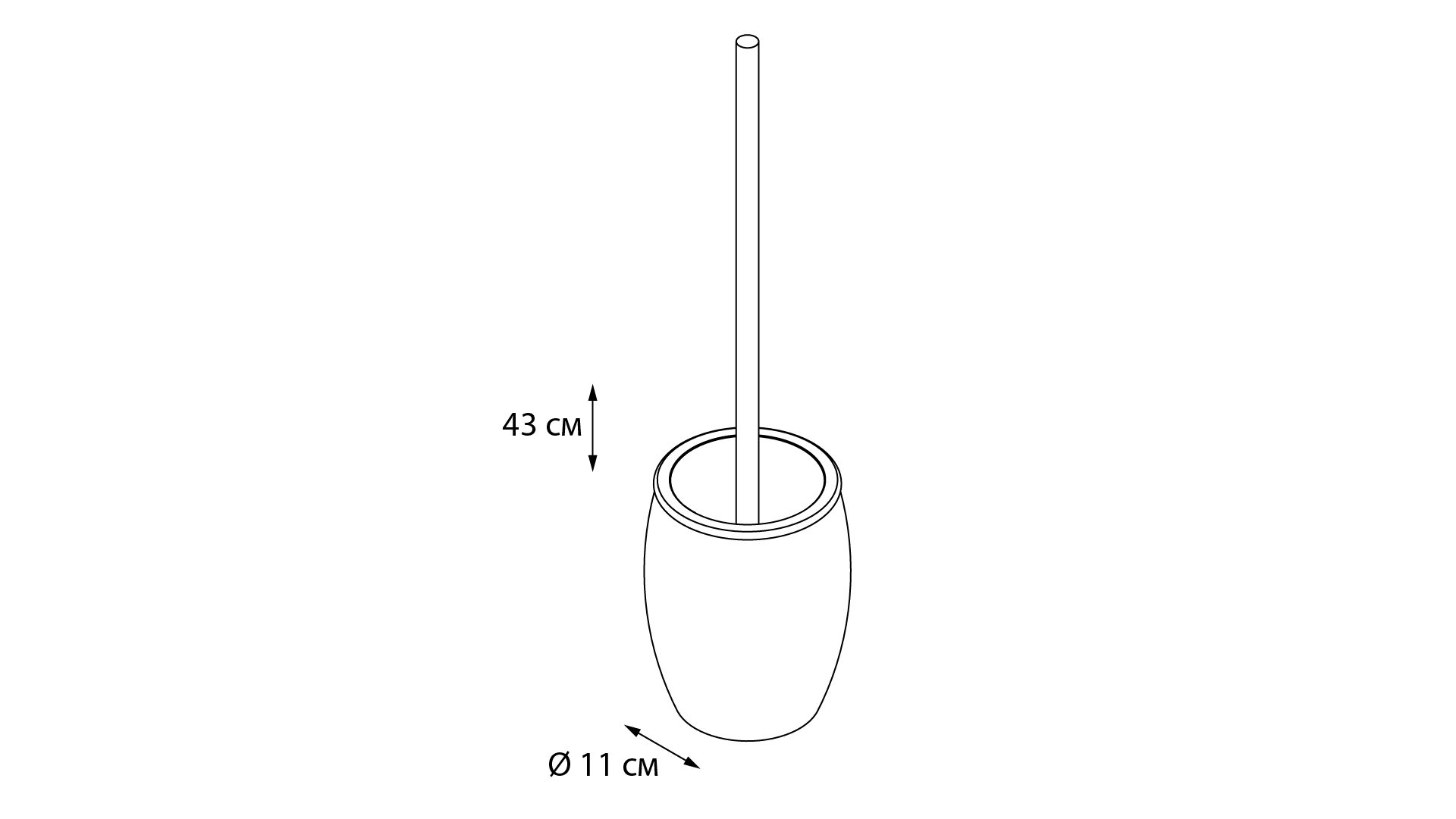 Ерш напольный Fixsen Deco FX-280-5