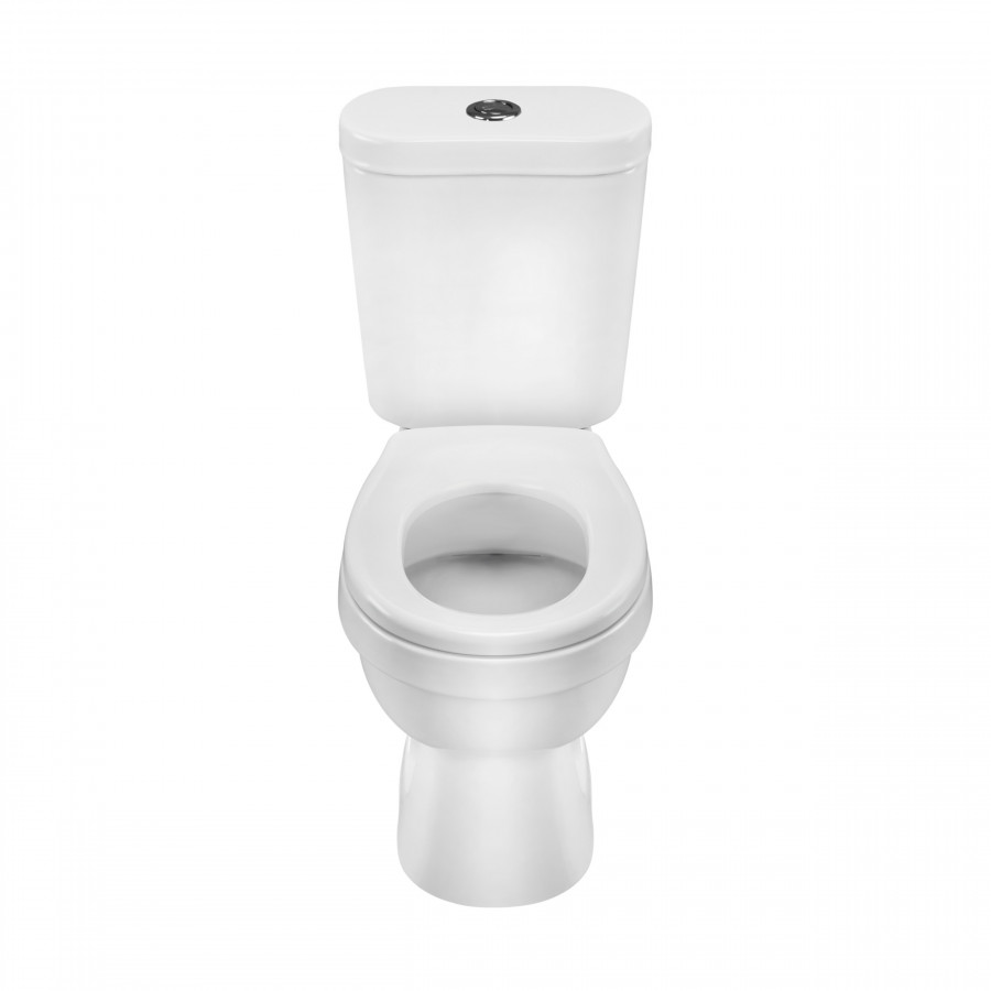 КАСПЕР Унитаз-компакт детский, горизонт. выпуск,1-а режим.арм,сиденье полипроп, пл.кр,белый,САНТЕК 