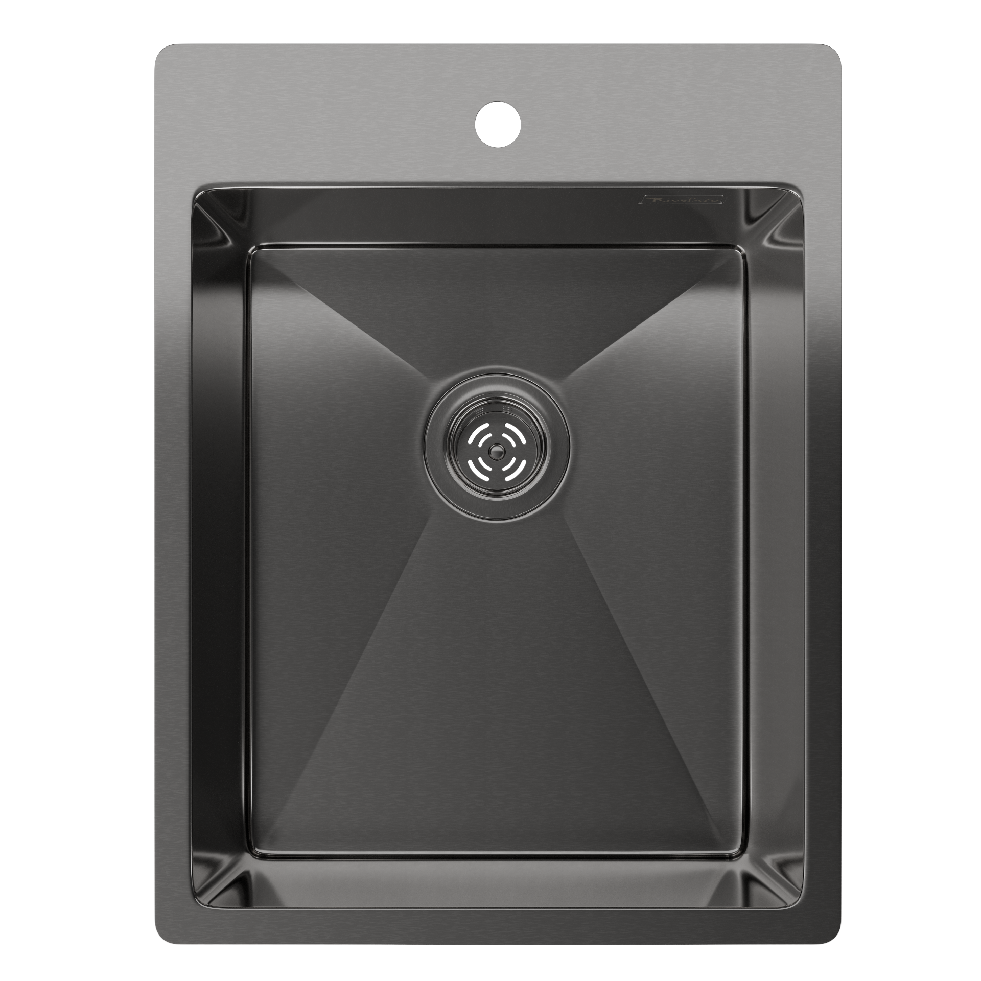 Rivelato Rinox 3850 PVD black Мойка нерж.сталь 1 чаша 380*500*200 мм арт.3850 PVD black