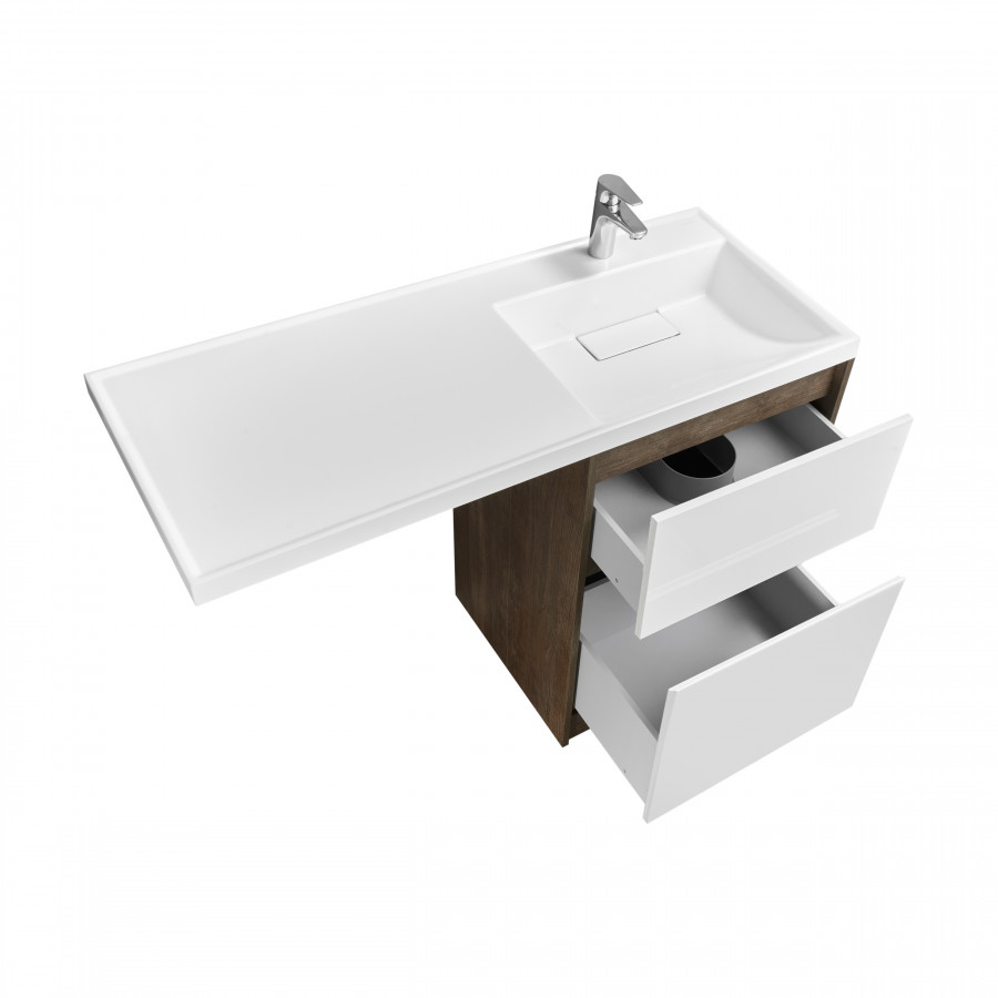 Тумба без фасада ЛОНДРИ 60 (под раковину ЛОНДРИ 120), под с/маш., дуб кантри