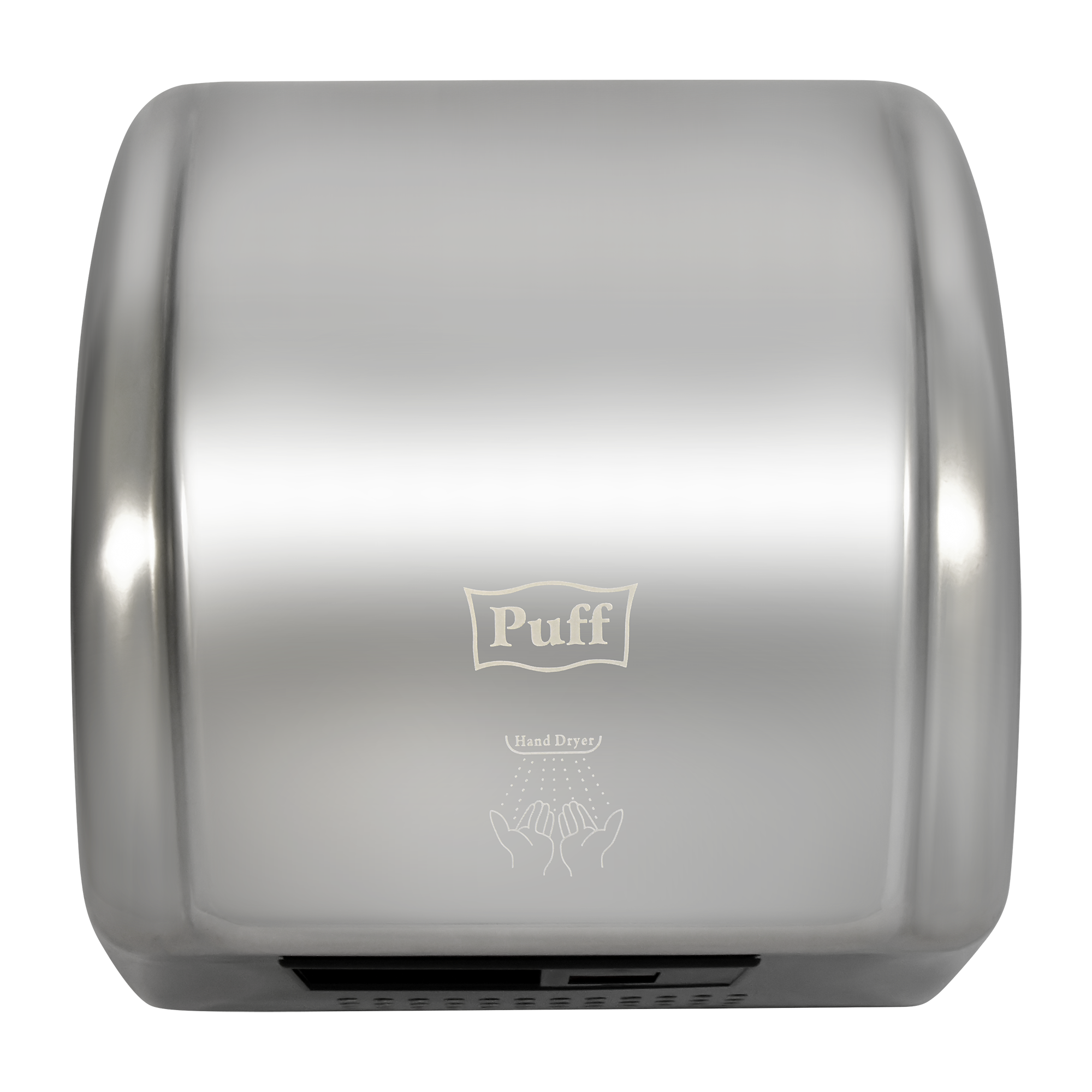 Электросушитель для рук PUFF-8851S высокоскоростной, антивандальный, хром 2,1 кВт (1401.304)