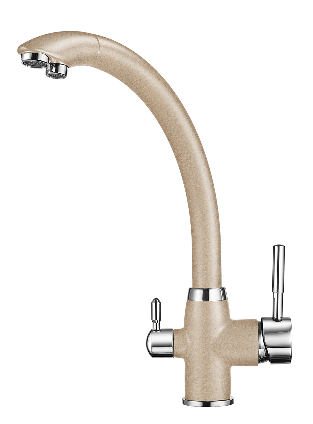 2167, ПЕСОК Смеситель для кухни однорыч., с подкл. для питьевой воды, GRANULA