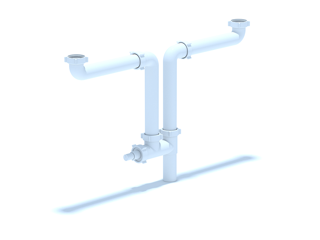 Набор для дв.универс.разноур.сифона 600 без выпуска, ANI PLAST