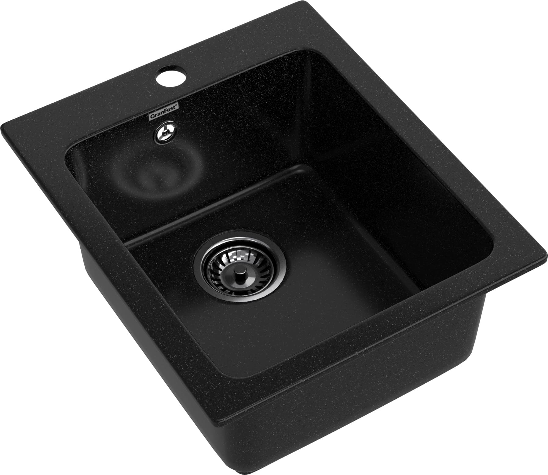 GRANFEST Мойка композит PRACTIK  GF-P--505  1-чаш. 427*505 мм  черный арт.GF-