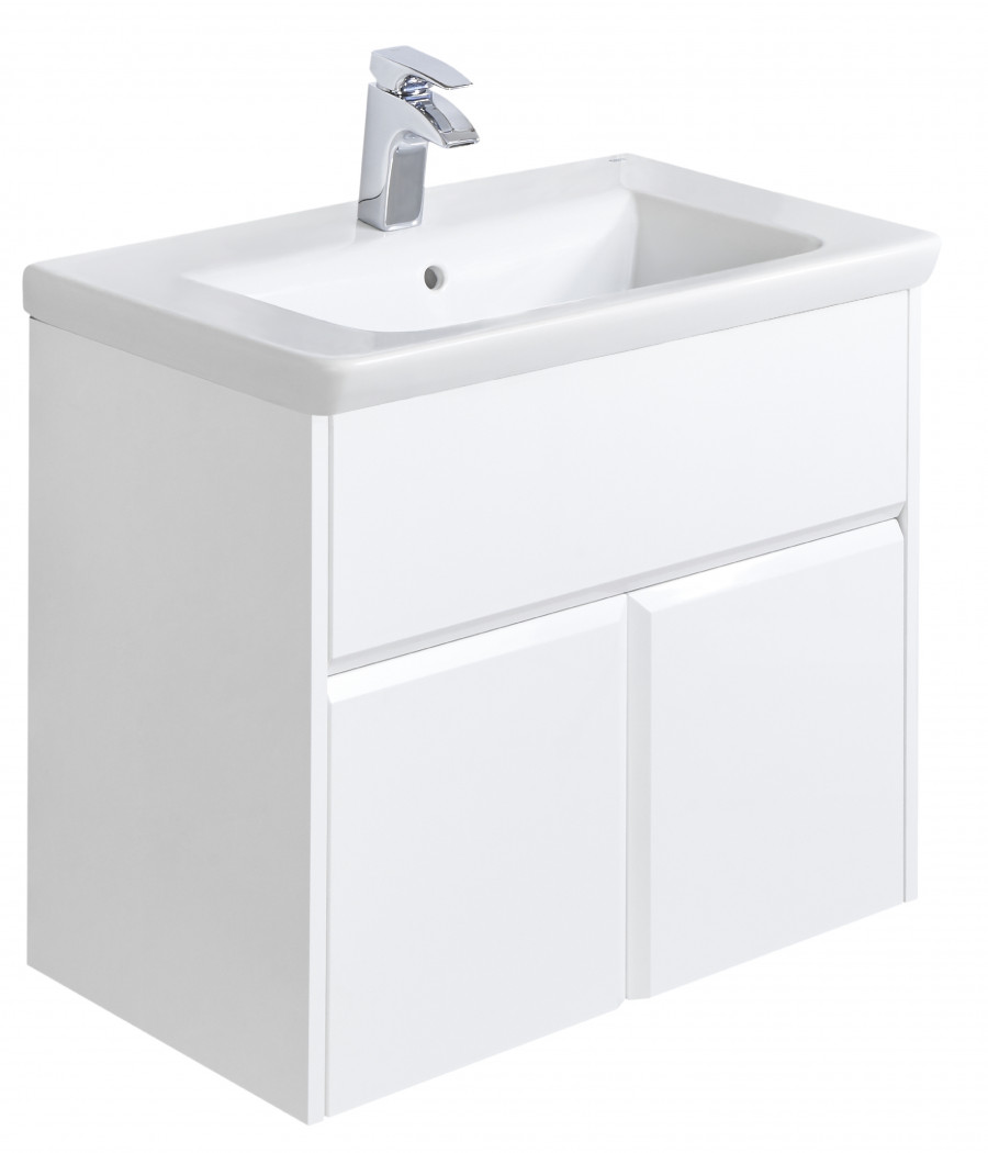 UP Тумба под раковину GAP 80, белый глянец, ROCA