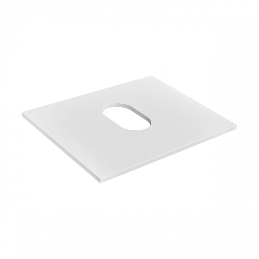 GAP/VICTORIA/DOMI  Столешница 60 под накладную раковину, белый гл., ROCA