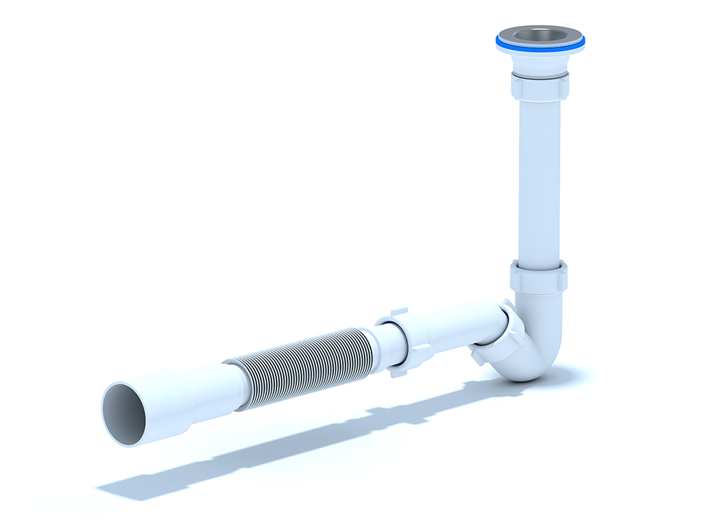 Сифон для биде 1 1/4 х 32 с трубой 32х40/50, ANI PLAST