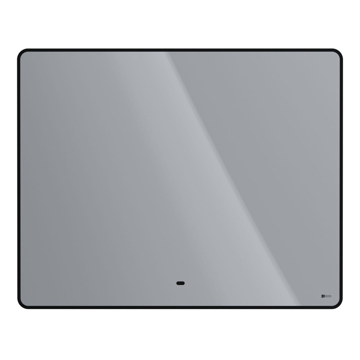 Зеркало Lemark MIOBLACK 100х80 см с интерьерной подсветкой, с подогревом