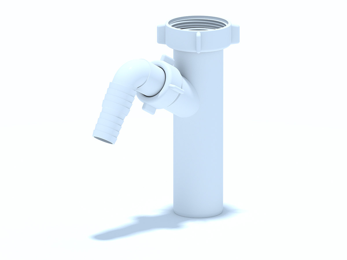 Отвод ст. машины 1 1/2*40, ANI PLAST