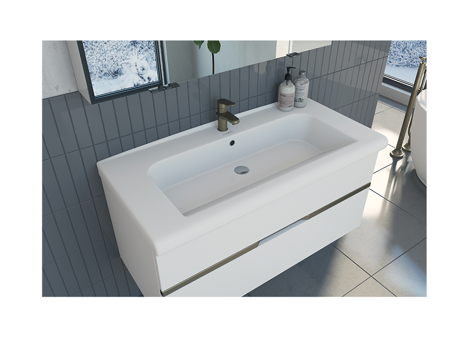 Раковина KIROVIT Леонардо 1050 мебельная белый (Вн КтУЛ105) 4630055550425