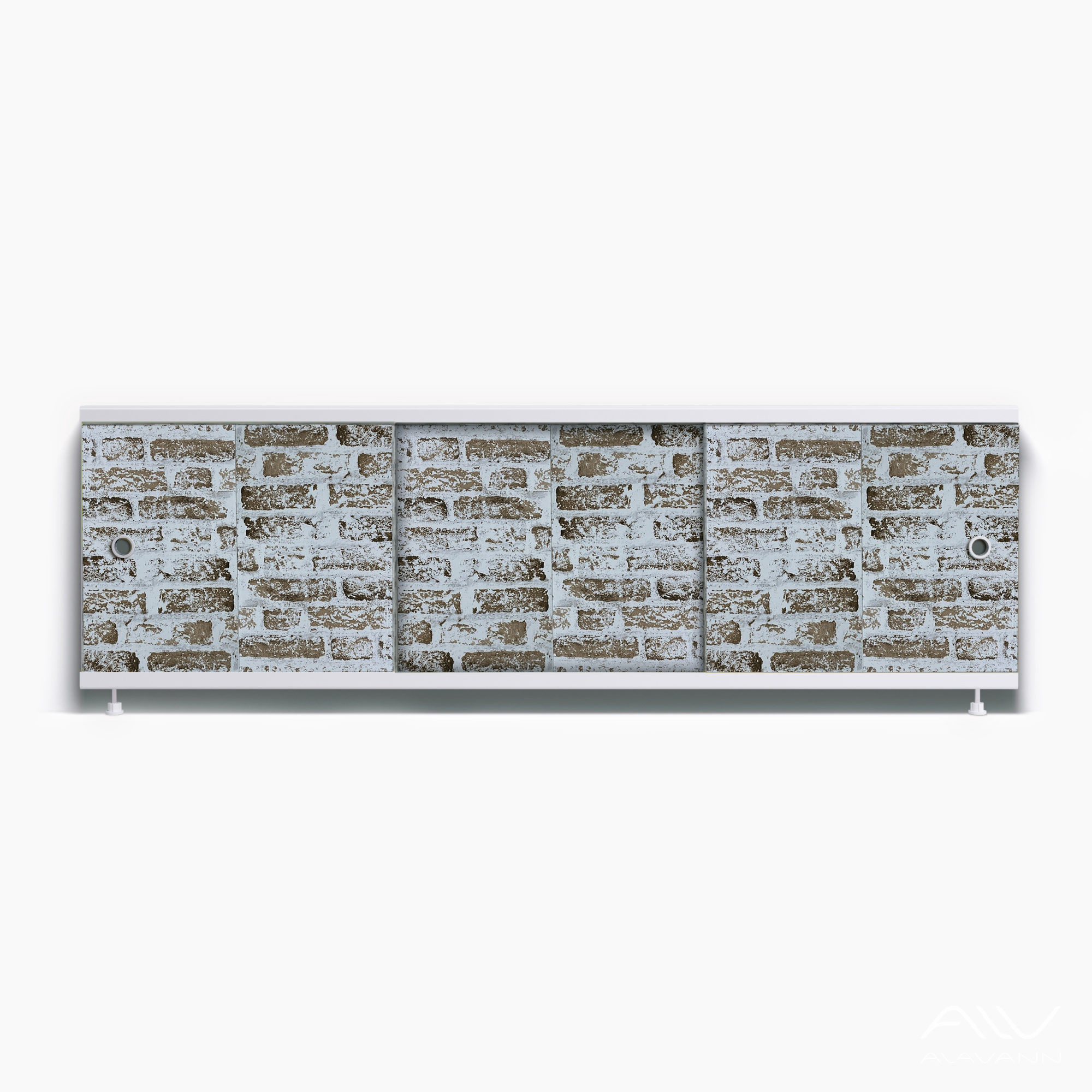 ОПТИМА_Decor Экран для ванны 170 см,ПВХ с офсетной печатью,(шиповник-010), ALAVANN