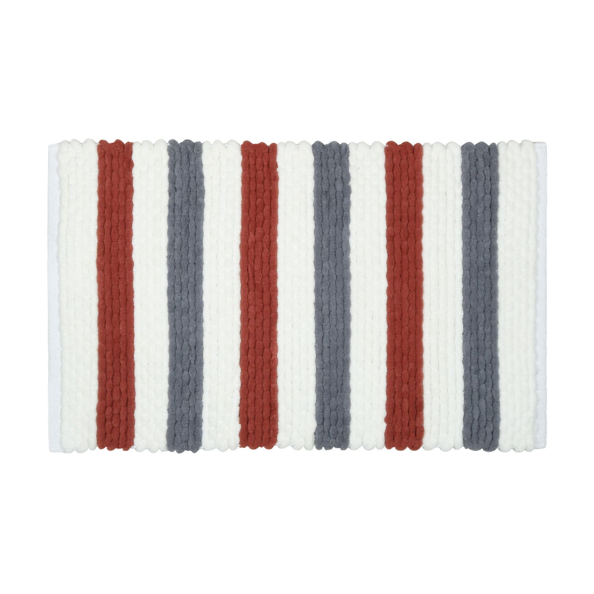 Коврик для ванной 1-ый Fixsen AMBER, FX-8040X, mix (синий+красный+белый), 50х80см 