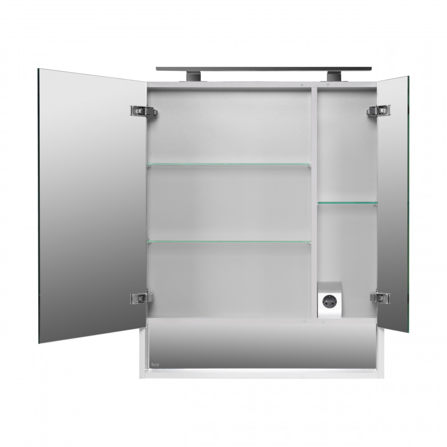 GAP Зеркальный шкаф 70, белый матовый, ROCA