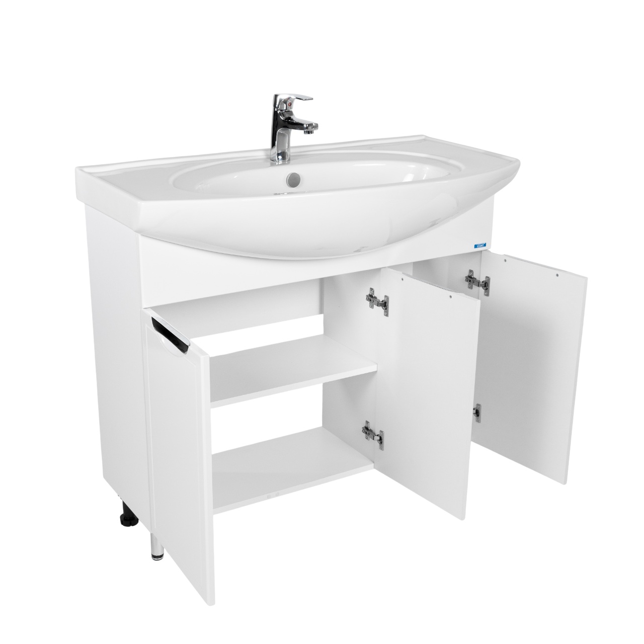 Тумба под раковину VIANT ЛИМА 100 напольная белый (VLIM100EN-T3ST)