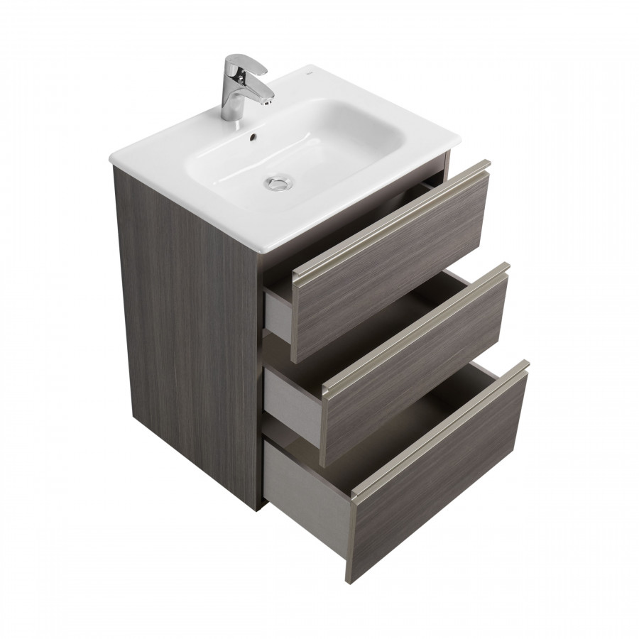 THE GAP модуль для раковины 600 мм, 585x453x741 мм, с 3 ящиками, набор ножек 7.8168.2.733.9 приобрет