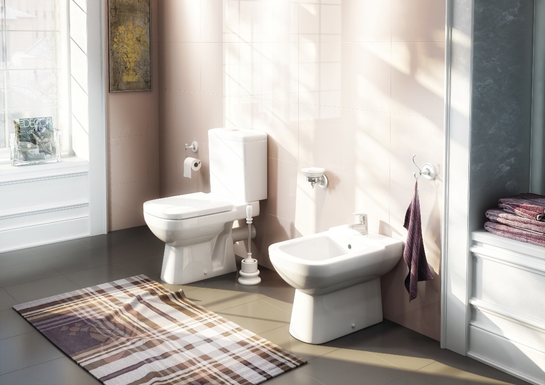 Биде KIROVIT Домино/Престиж напольное белое (Вн БдБ04) 4640021062326