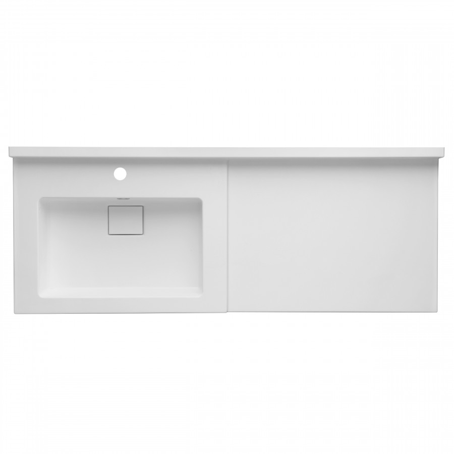 Раковина САКУРА 120, 1 чаша с крылом, белая