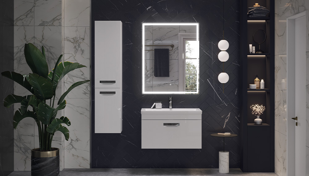 Шкаф VELVEX Estea 350 навесной белый матовый