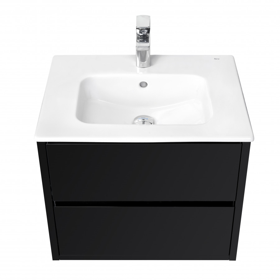 Тумба РИМИНИ 60 new, чер. гл. (под раковину VICTORIA-N 60,VICTORIA-N UNIK 60)