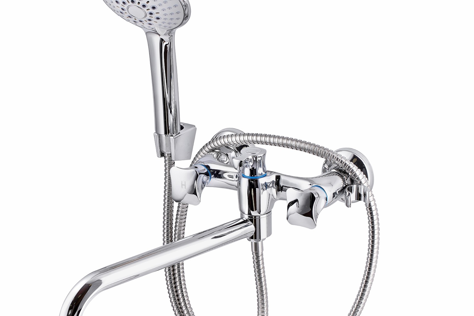 Смеситель для ванны с душем ПРОФСАН ПСМ-192-38 КВАДРО тип См-ВУОРНШлА 