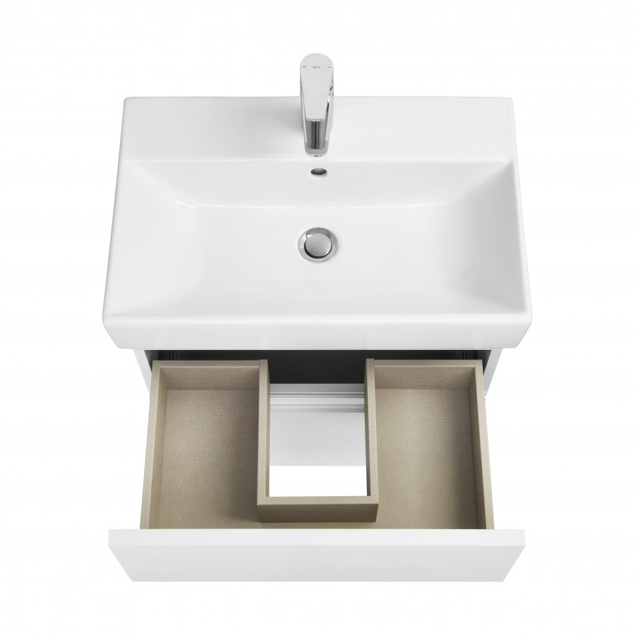 OLETA Тумба под раковину Oleta 60, 2 ящ., белый матовый