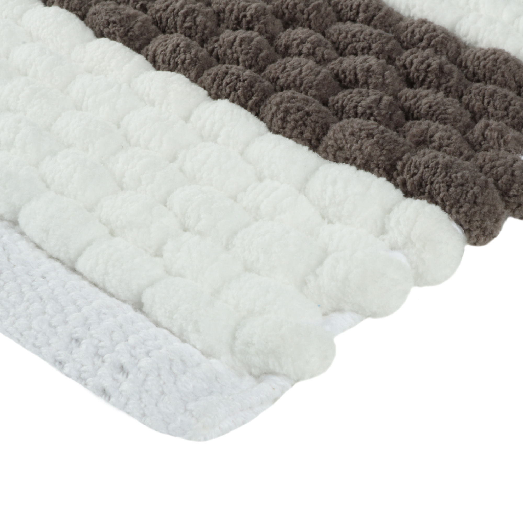 Коврик для ванной 1-ый Fixsen AMBER, FX-8040Z, mix (серый+бежевый+белый), 50х80см