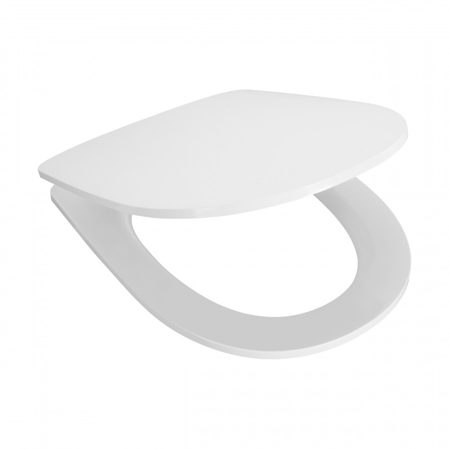 ЮНИОН Сиденье для унитаза тонкое (Softclose,clip up), САНТЕК
