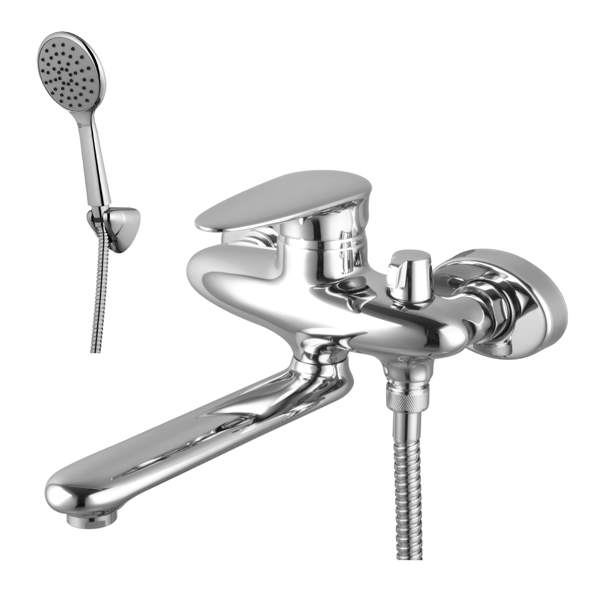 Status Смеситель для ванны, плоск.пов.излив 234мм боковой дивертор, р/ОД, хром, LM, LM4414C