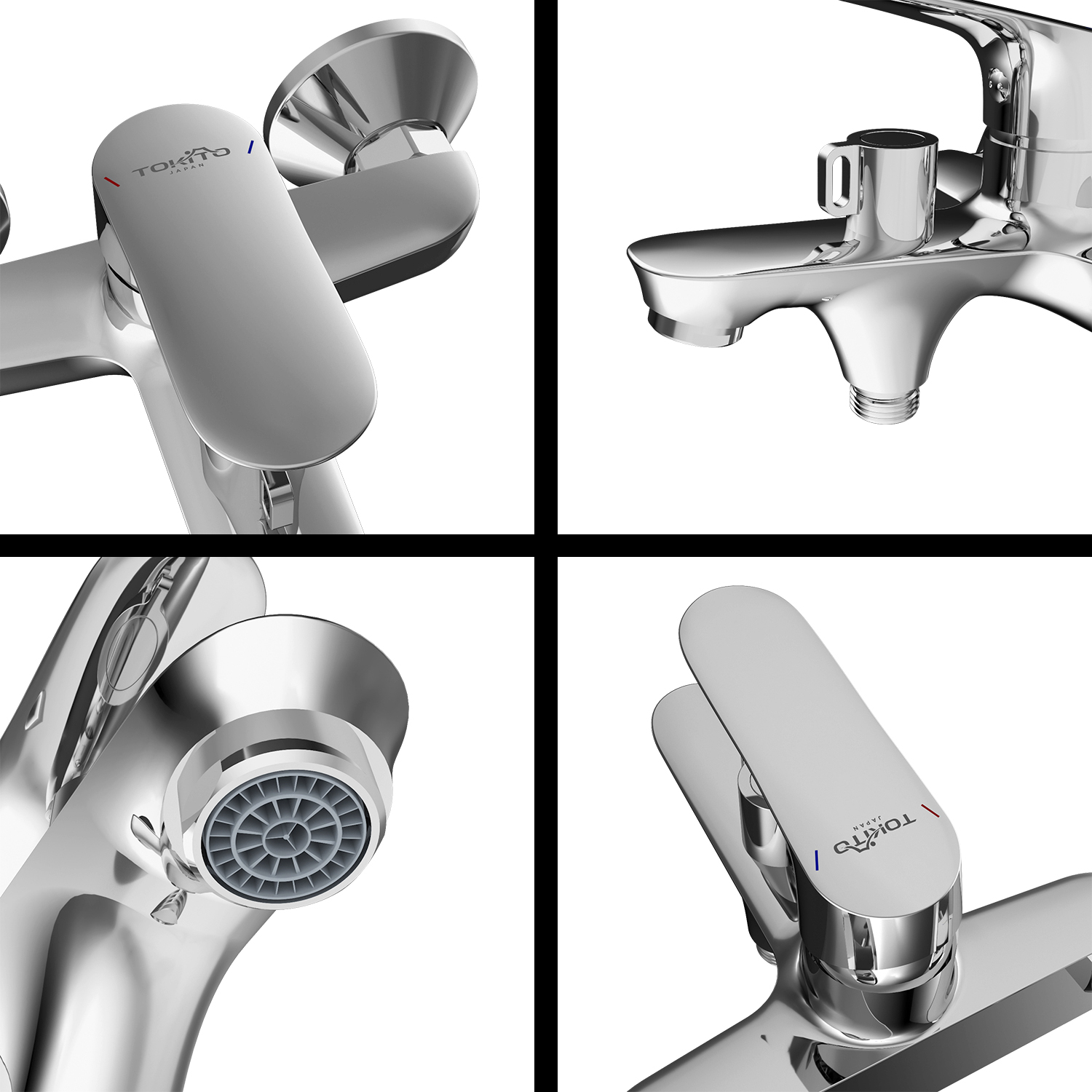 Смеситель для ванны TOKITO TAKASE хром (TOK-TAK-1014)