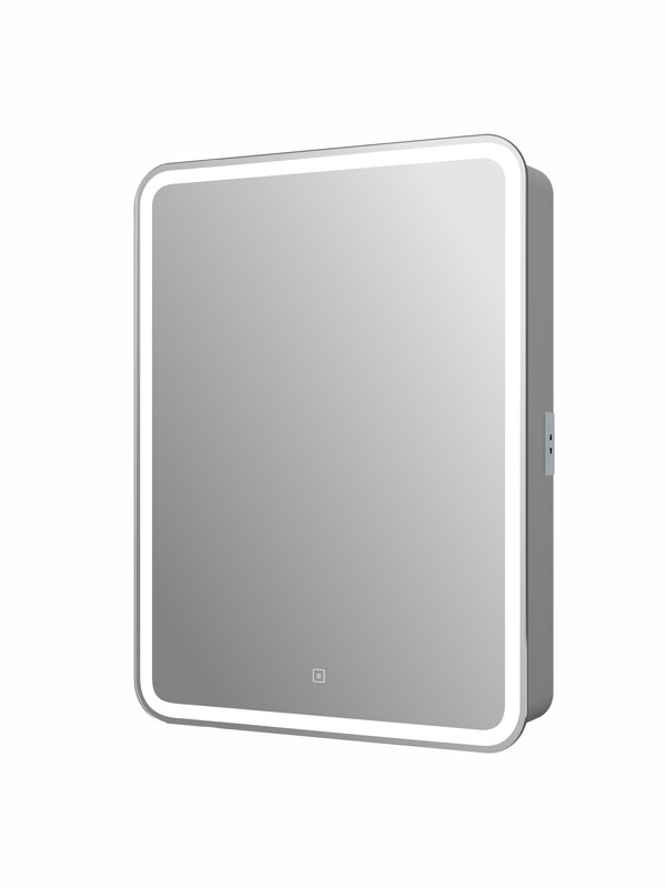 Зеркало-шкаф Elliott LED 550х800 левый с розеткой