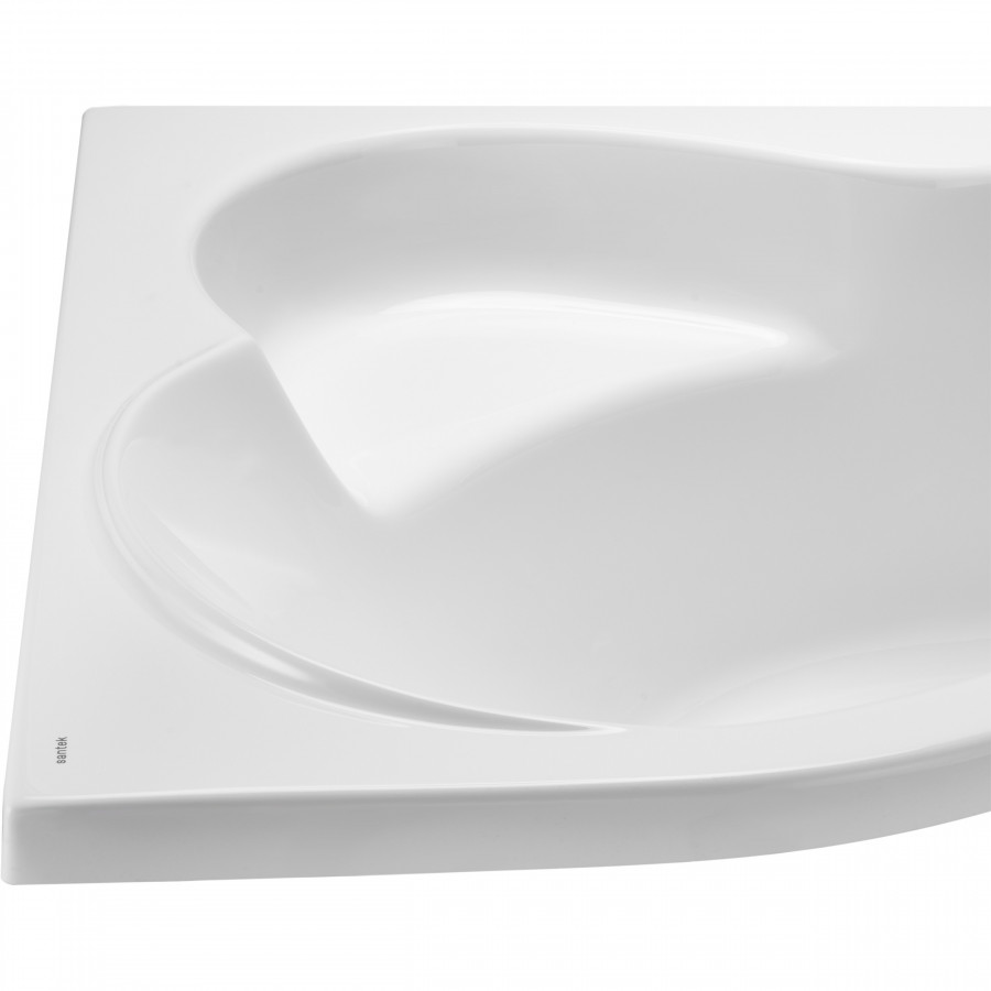 ИБИЦА Ванна акриловая 150х100 см., левая, без монтажного комплекта, САНТЕК