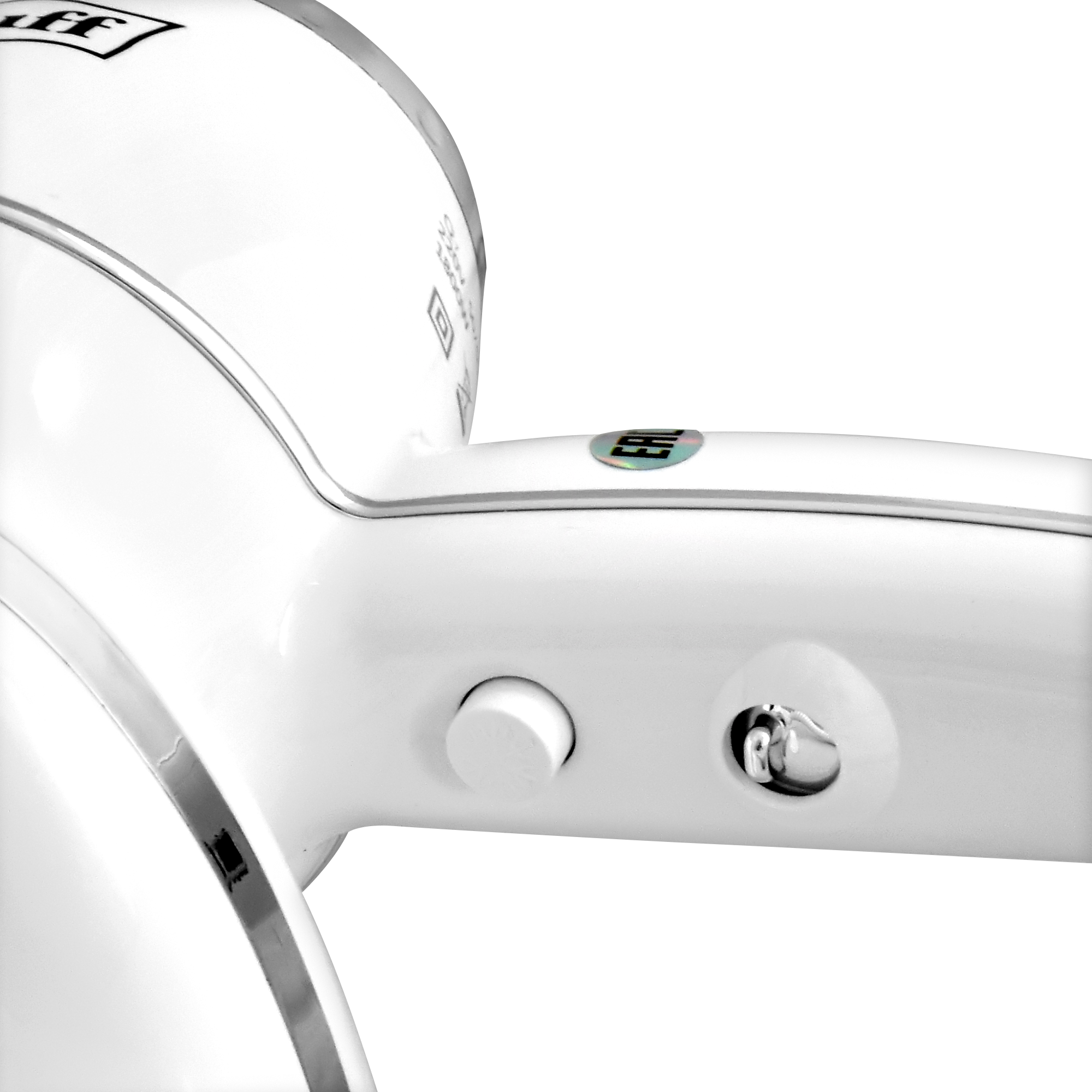 Фен для волос настенный PUFF-1800В белый, с розеткой, 1,8 кВт (0405.011)