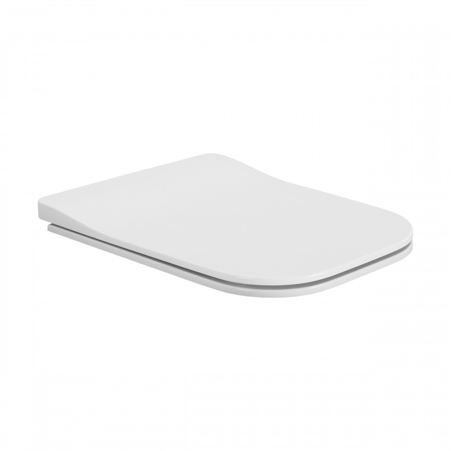 Сиденье "Лайм" тонкое с S-C для напольного унитаза САНТЕК