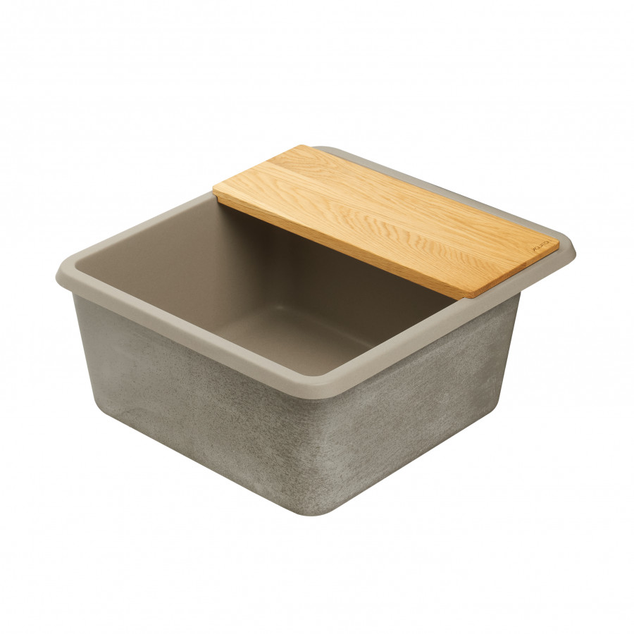 Мойка для кухни  Беллис 57 570x510x250 мм, прямоуг., серый шелк