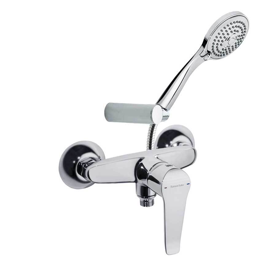 Термостатический смеситель для душа наружнего монтажа с душевым комплектом YPSILON PLUS 6408T3